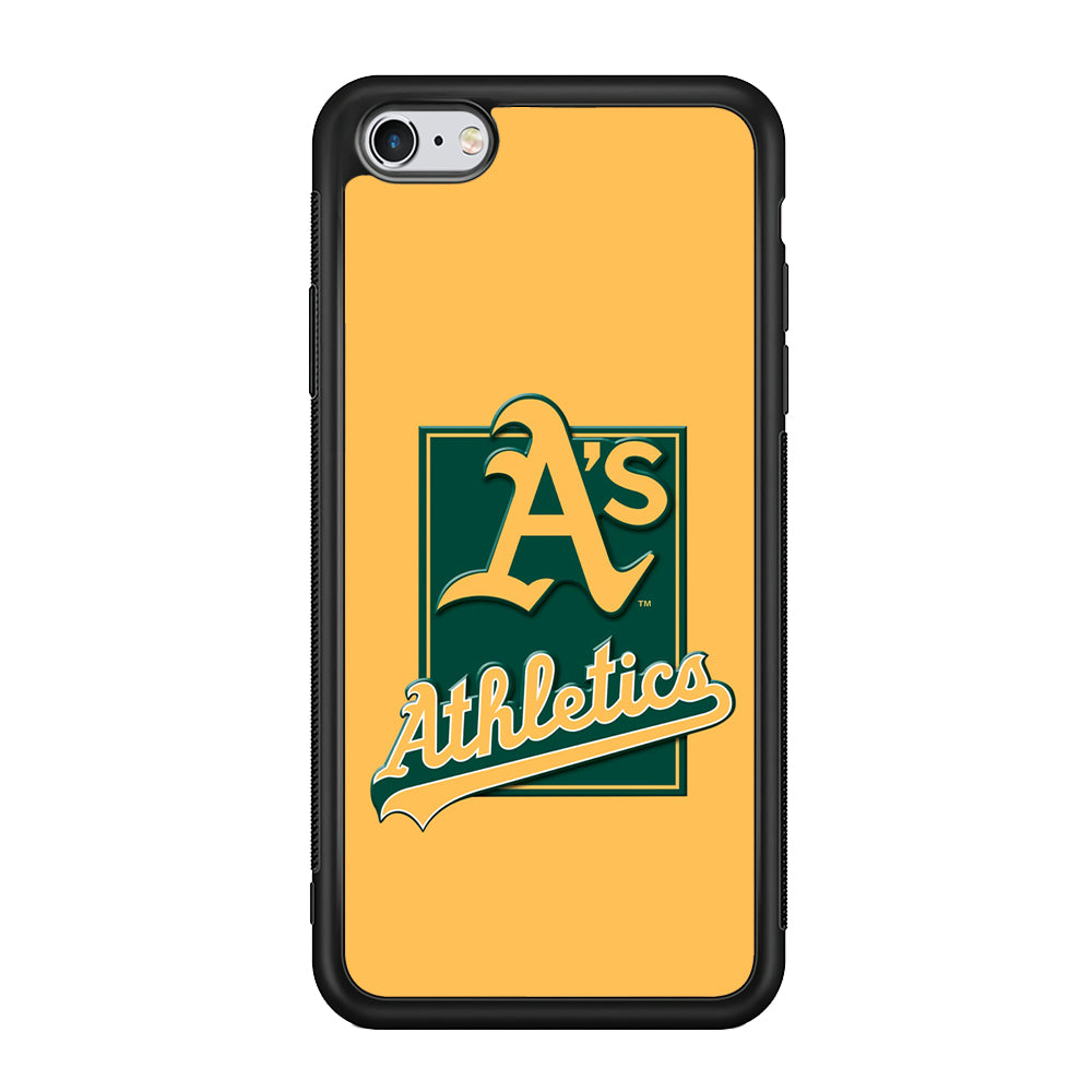 Baseball Oakland Athletics MLB 002 iPhone 6 Plus | 6s Plus Case-Phone Case-Rubber Black (2D Case)-Altracase