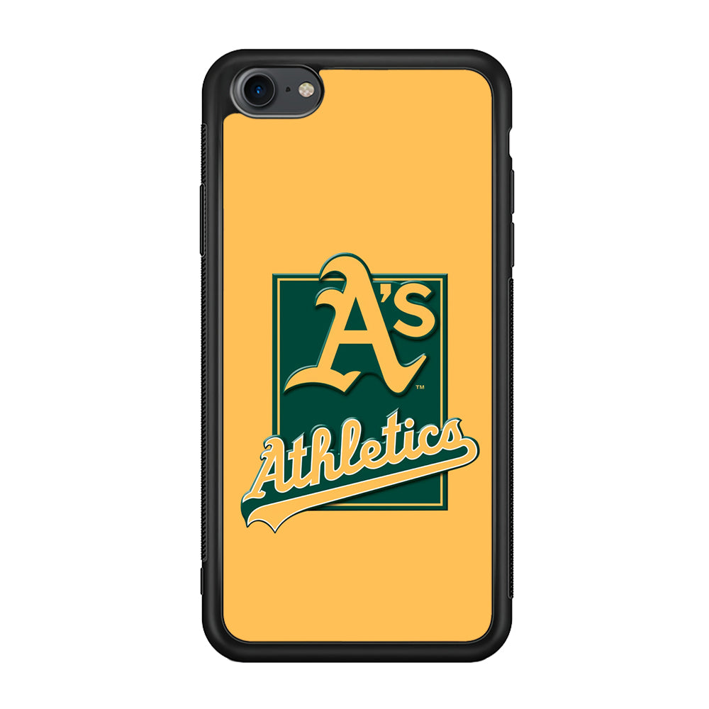 Baseball Oakland Athletics MLB 002 iPhone 7 Case-Phone Case-Rubber Black (2D Case)-Altracase