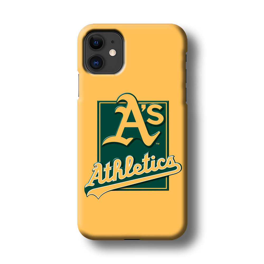 Baseball Oakland Athletics MLB 002 iPhone 11 Case-Phone Case-3D Case-Altracase