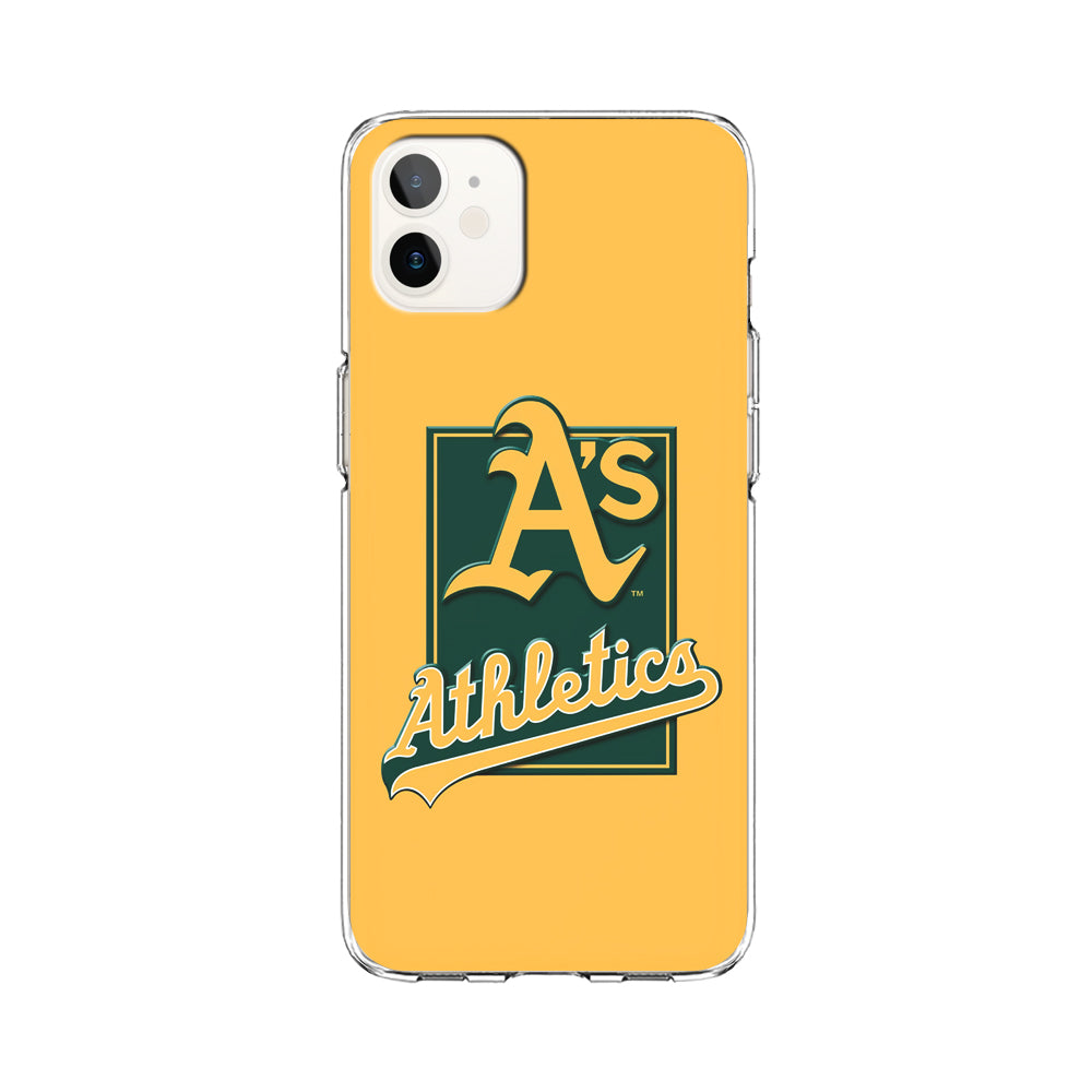 Baseball Oakland Athletics MLB 002 iPhone 12 Mini Case-Phone Case-Clear Soft Case-Altracase