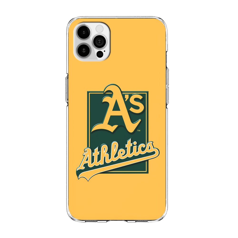 Baseball Oakland Athletics MLB 002 iPhone 15 Pro Max Case-Phone Case-Clear Soft Case-Altracase