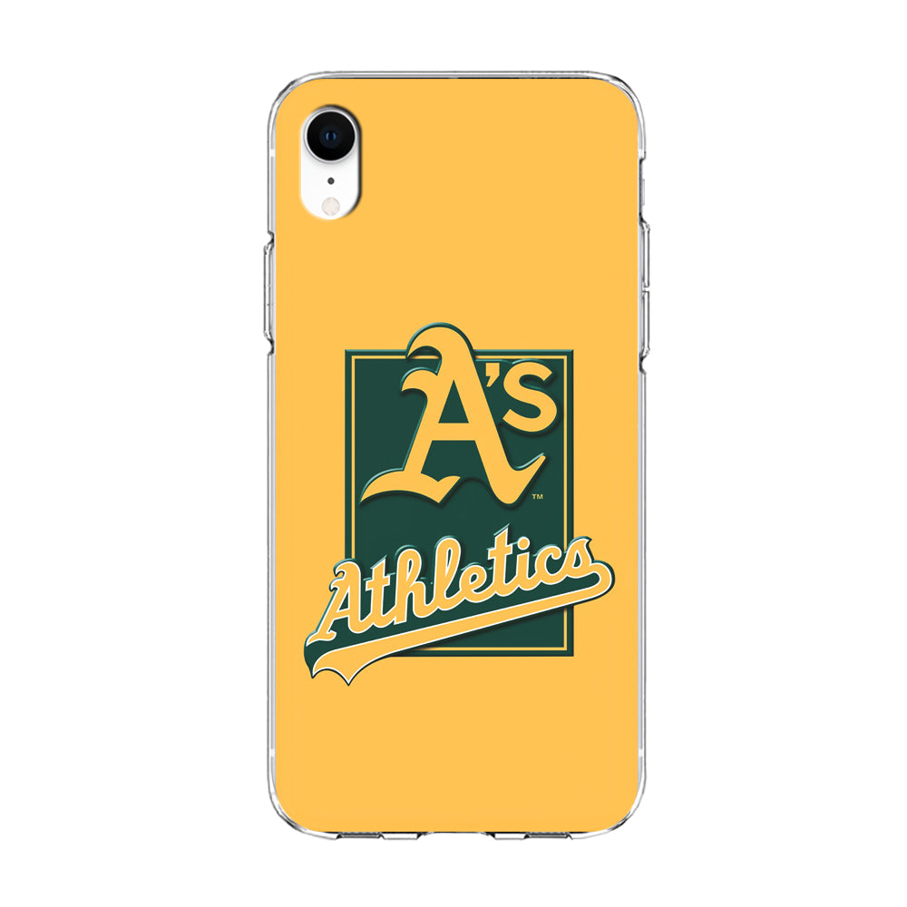 Baseball Oakland Athletics MLB 002 iPhone XR Case-Phone Case-Clear Soft Case-Altracase