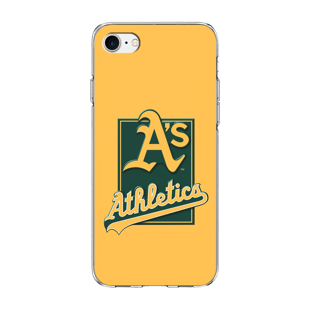 Baseball Oakland Athletics MLB 002 iPhone 7 Case-Phone Case-Clear Soft Case-Altracase
