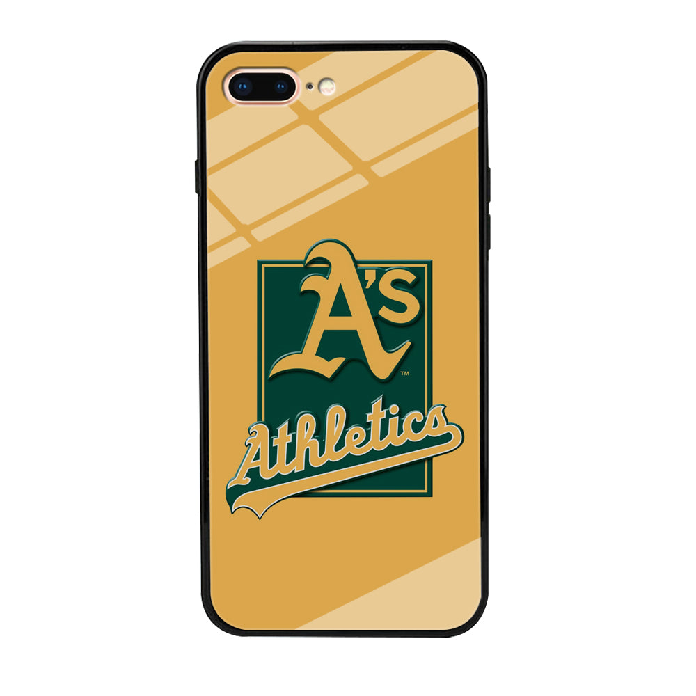 Baseball Oakland Athletics MLB 002 iPhone 8 Plus Case-Phone Case-Tempered Glass Case-Altracase