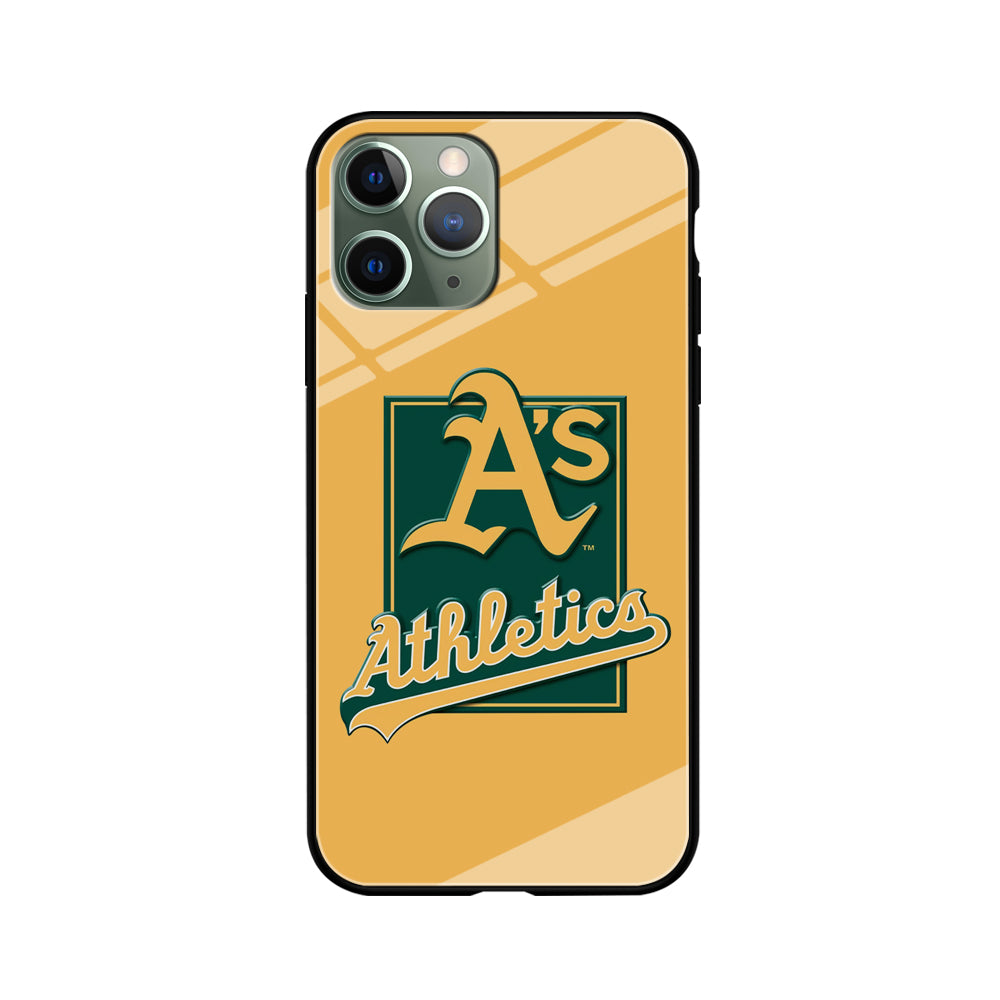 Baseball Oakland Athletics MLB 002 iPhone 11 Pro Case-Phone Case-Tempered Glass Case-Altracase