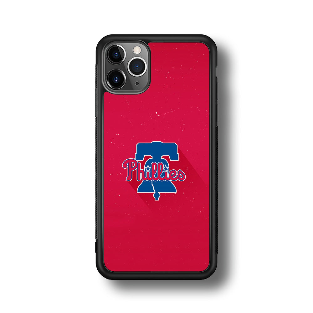 Baseball Philadelphia Phillies MLB 001 iPhone 11 Pro Case-Phone Case-Rubber Black (2D Case)-Altracase