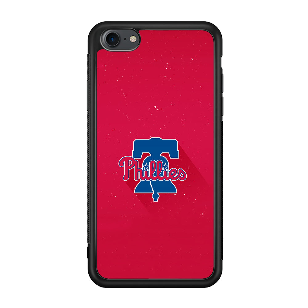 Baseball Philadelphia Phillies MLB 001 iPhone 7 Case-Phone Case-Rubber Black (2D Case)-Altracase