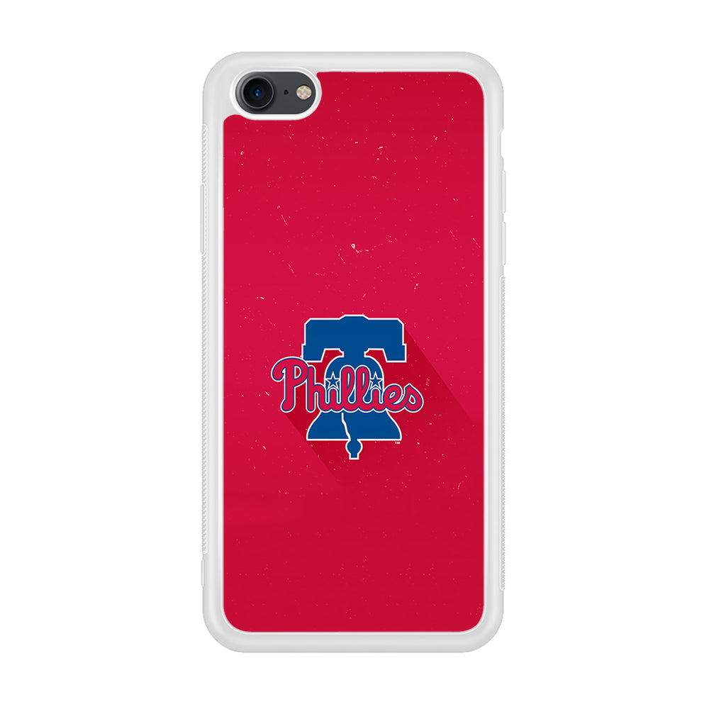 Baseball Philadelphia Phillies MLB 001 iPhone 7 Case-Phone Case-Rubber White (2D Case)-Altracase