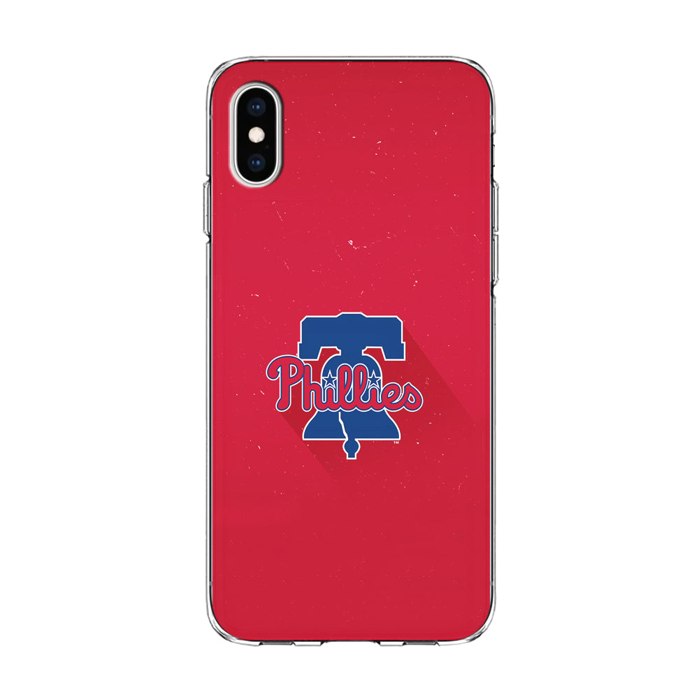 Baseball Philadelphia Phillies MLB 001 iPhone Xs Max Case-Phone Case-Clear Soft Case-Altracase