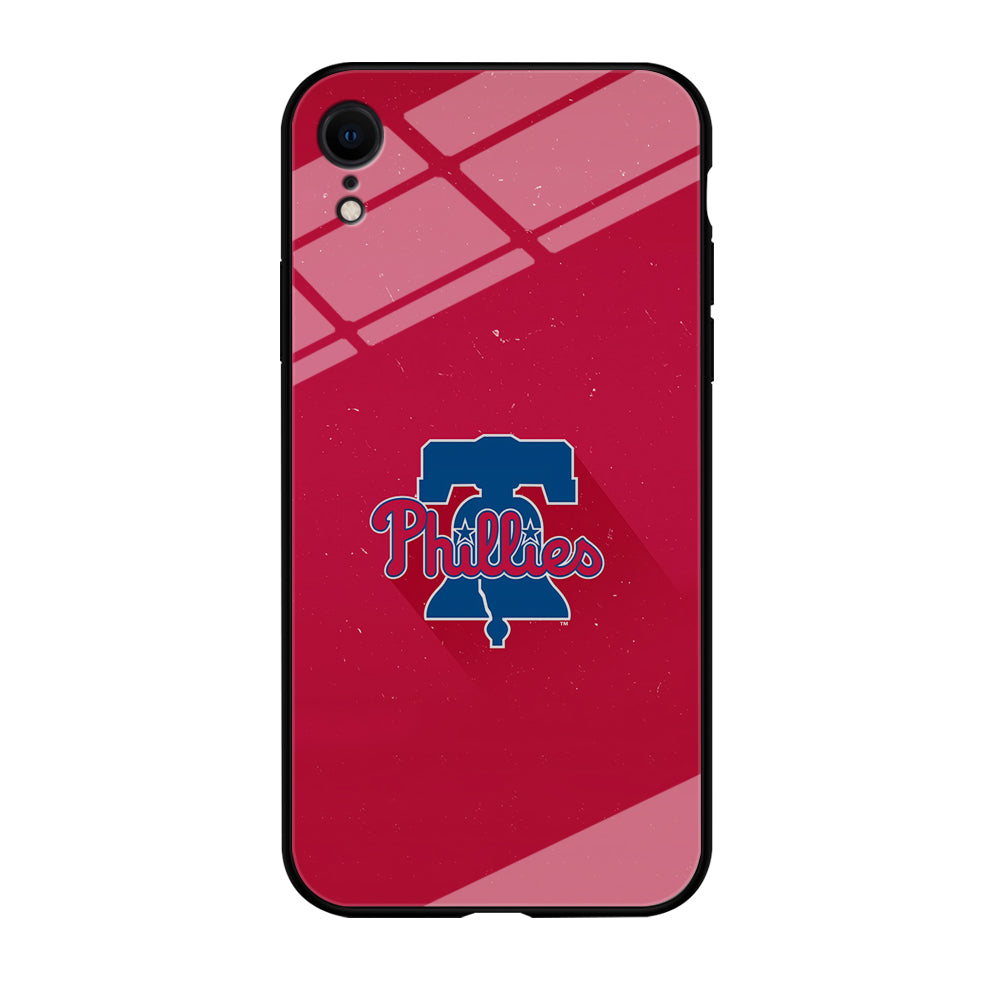 Baseball Philadelphia Phillies MLB 001 iPhone XR Case-Phone Case-Tempered Glass Case-Altracase
