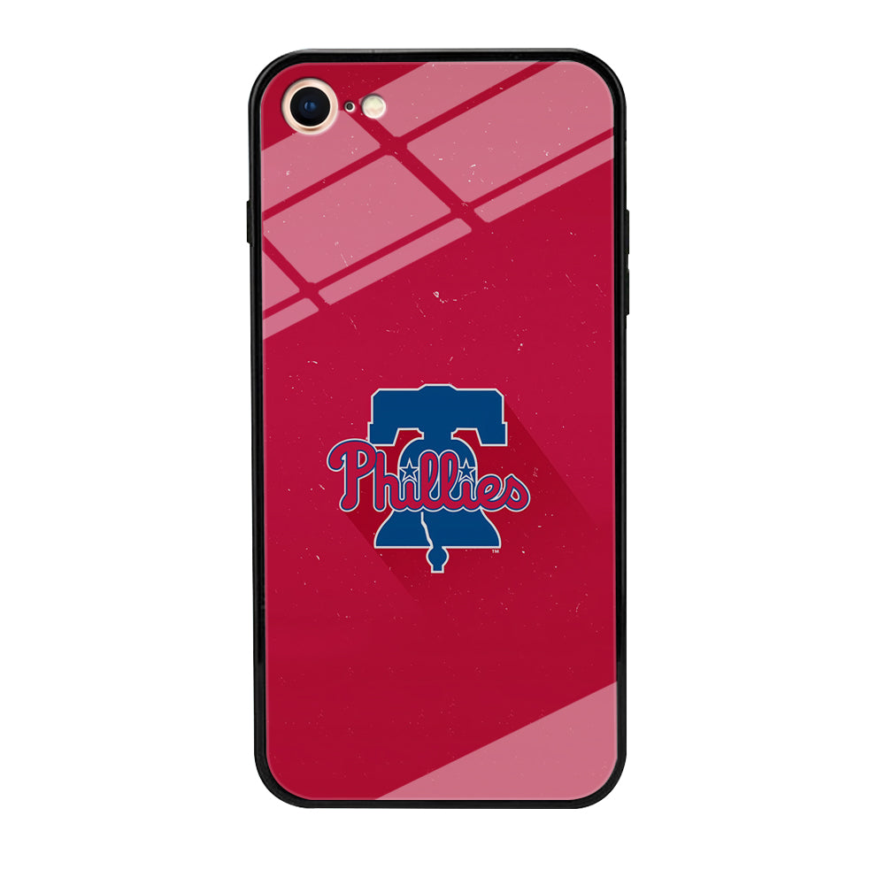Baseball Philadelphia Phillies MLB 001 iPhone SE 3 2022 Case-Phone Case-Tempered Glass Case-Altracase