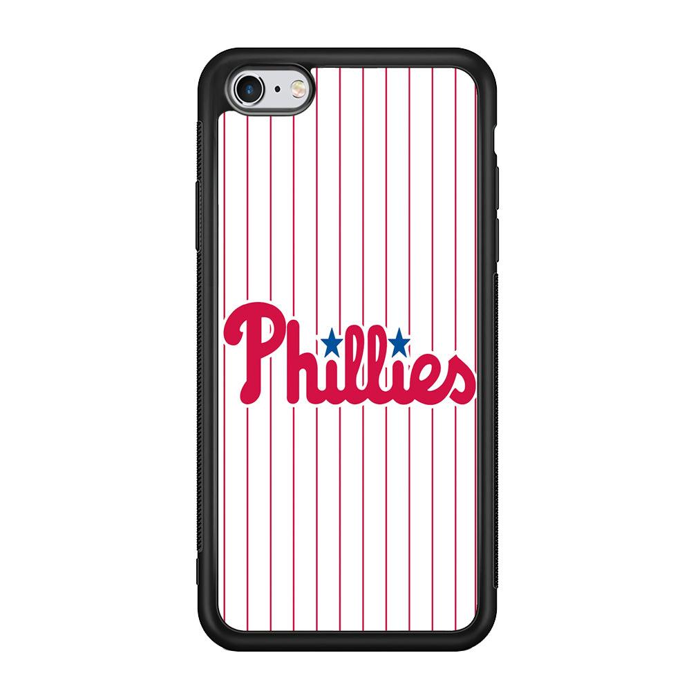 Baseball Philadelphia Phillies MLB 002 iPhone 6 | 6s Case-Phone Case-Rubber Black (2D Case)-Altracase