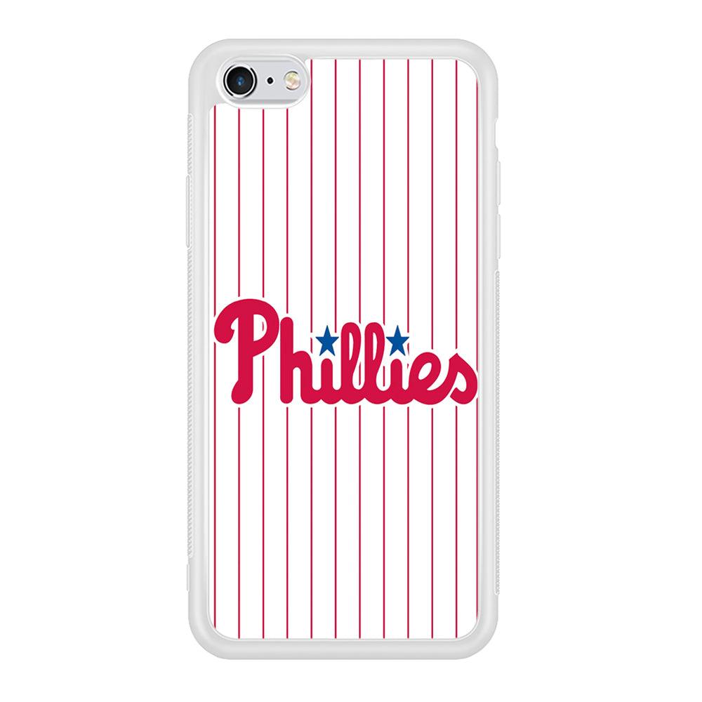Baseball Philadelphia Phillies MLB 002 iPhone 6 | 6s Case-Phone Case-Rubber White (2D Case)-Altracase