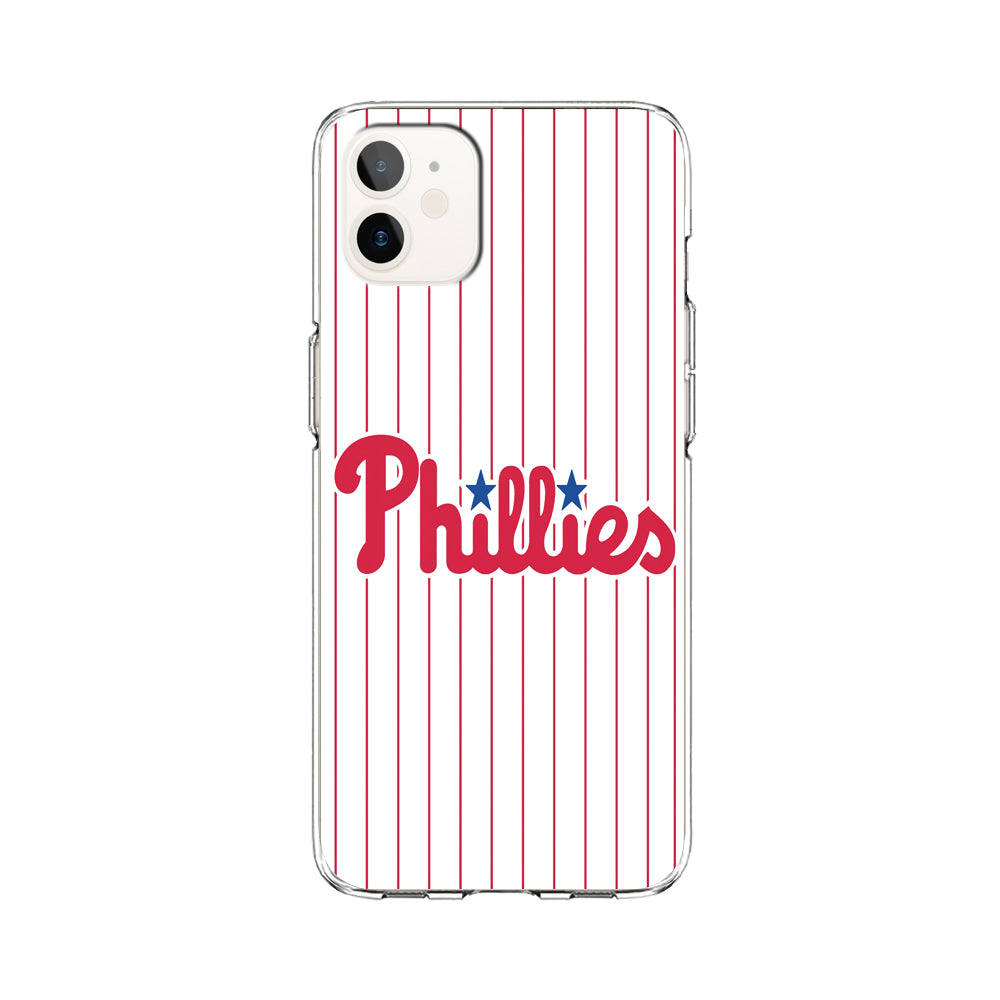 Baseball Philadelphia Phillies MLB 002 iPhone 11 Case-Phone Case-Clear Soft Case-Altracase