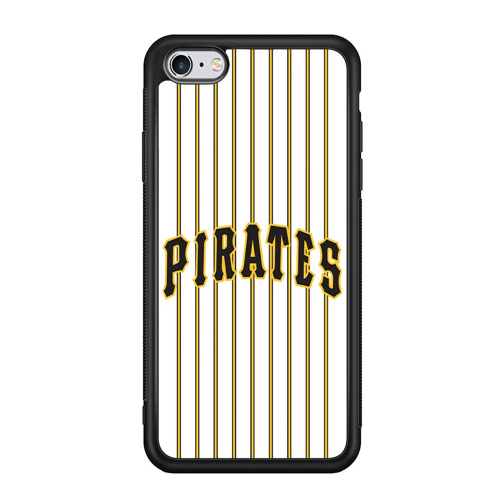 Baseball Pittsburgh Pirates MLB 001 iPhone 6 | 6s Case-Phone Case-Rubber Black (2D Case)-Altracase