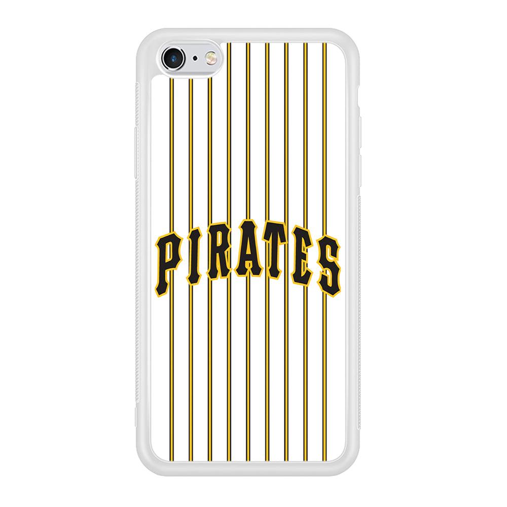 Baseball Pittsburgh Pirates MLB 001 iPhone 6 | 6s Case-Phone Case-Rubber White (2D Case)-Altracase
