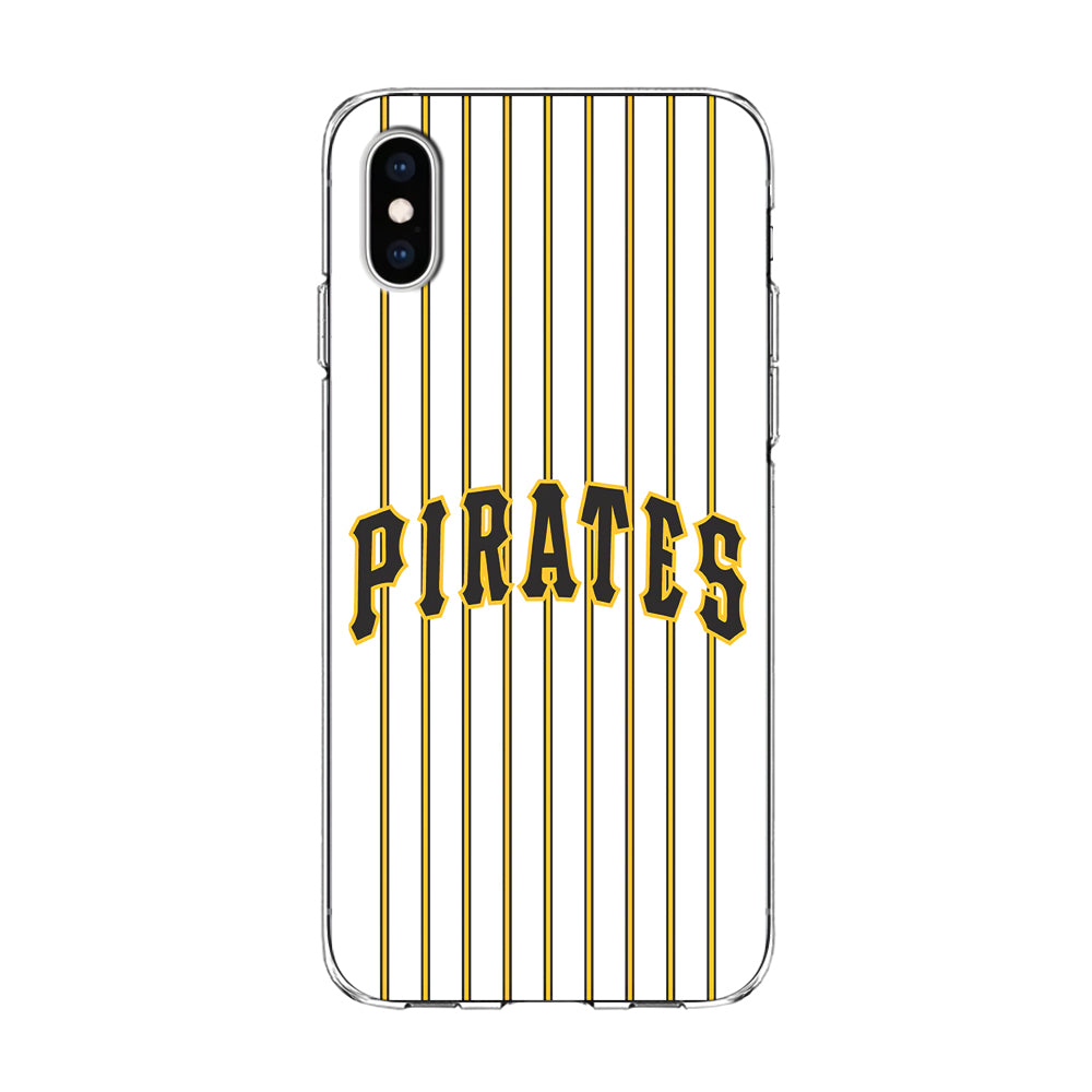 Baseball Pittsburgh Pirates MLB 001 iPhone X Case-Phone Case-Clear Soft Case-Altracase