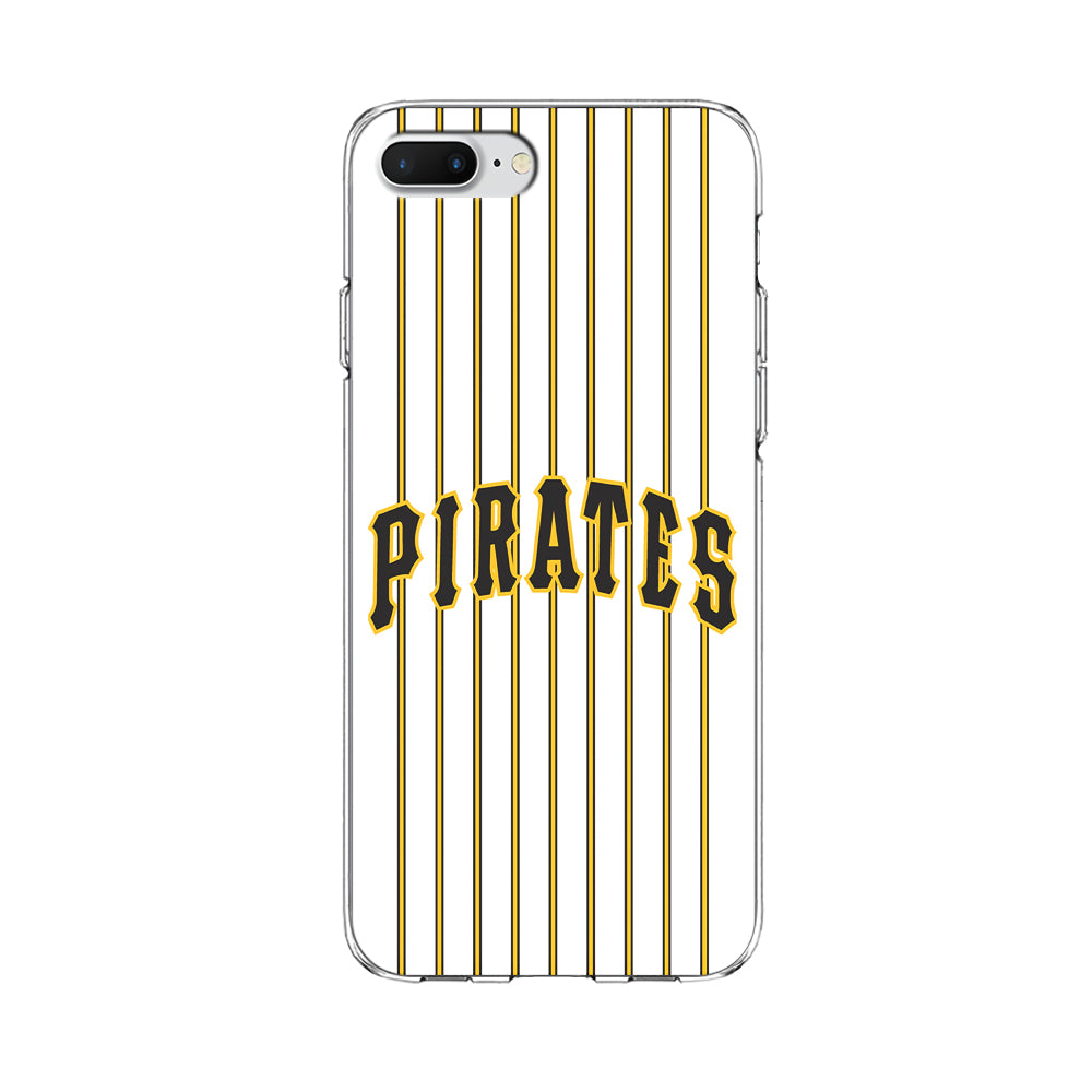 Baseball Pittsburgh Pirates MLB 001 iPhone 8 Plus Case-Phone Case-Clear Soft Case-Altracase