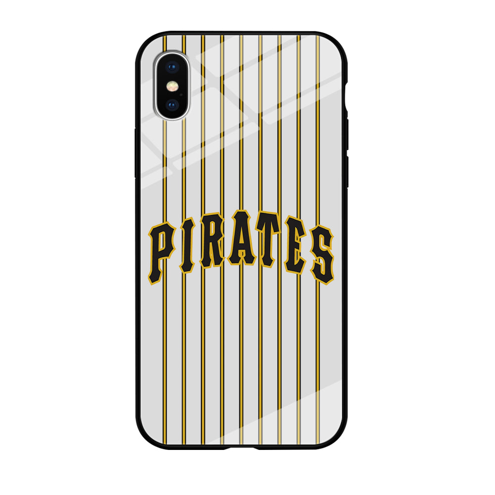 Baseball Pittsburgh Pirates MLB 001 iPhone Xs Case-Phone Case-Tempered Glass Case-Altracase