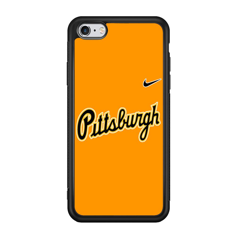 Baseball Pittsburgh Pirates MLB 002 iPhone 6 | 6s Case-Phone Case-Rubber Black (2D Case)-Altracase