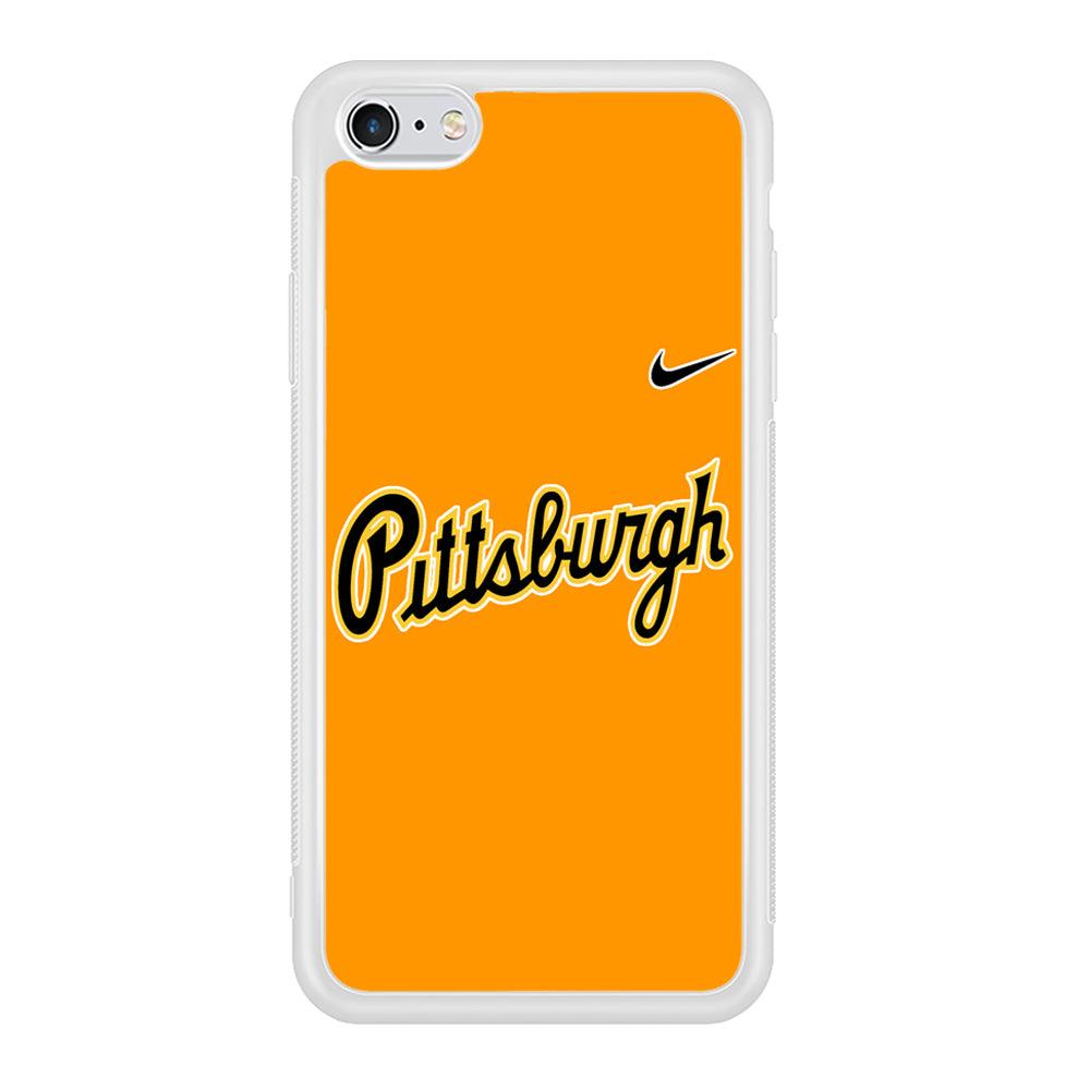 Baseball Pittsburgh Pirates MLB 002 iPhone 6 | 6s Case-Phone Case-Rubber White (2D Case)-Altracase