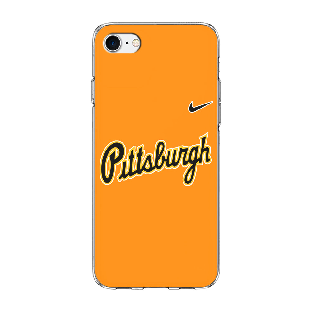 Baseball Pittsburgh Pirates MLB 002 iPhone 7 Case-Phone Case-Clear Soft Case-Altracase