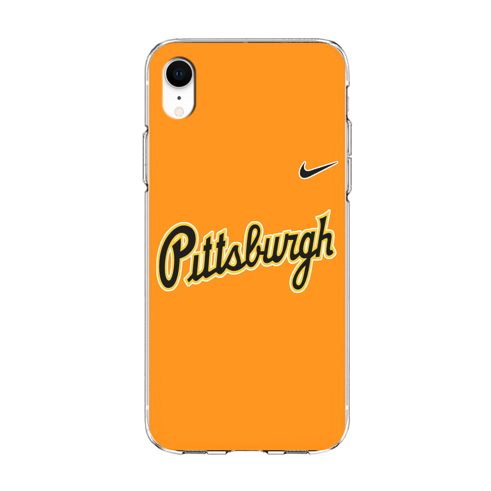 Baseball Pittsburgh Pirates MLB 002 iPhone XR Case-Phone Case-Clear Soft Case-Altracase