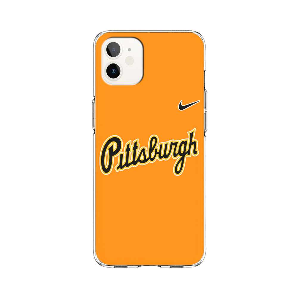 Baseball Pittsburgh Pirates MLB 002 iPhone 12 Case-Phone Case-Clear Soft Case-Altracase