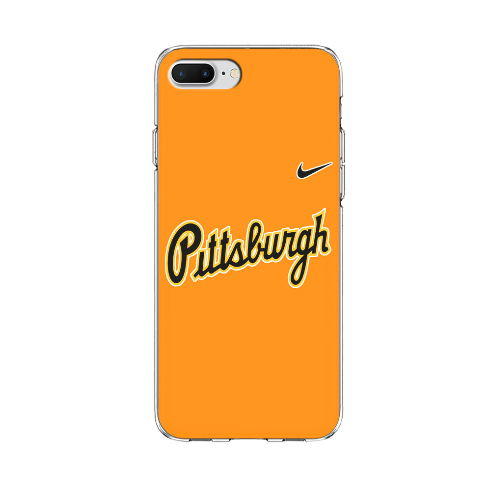 Baseball Pittsburgh Pirates MLB 002 iPhone 8 Plus Case-Phone Case-Clear Soft Case-Altracase