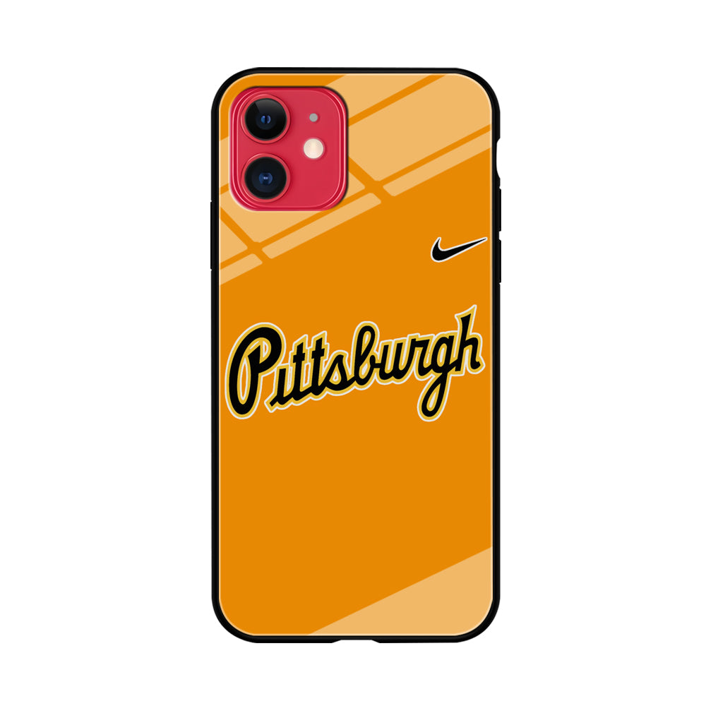Baseball Pittsburgh Pirates MLB 002 iPhone 11 Case-Phone Case-Tempered Glass Case-Altracase