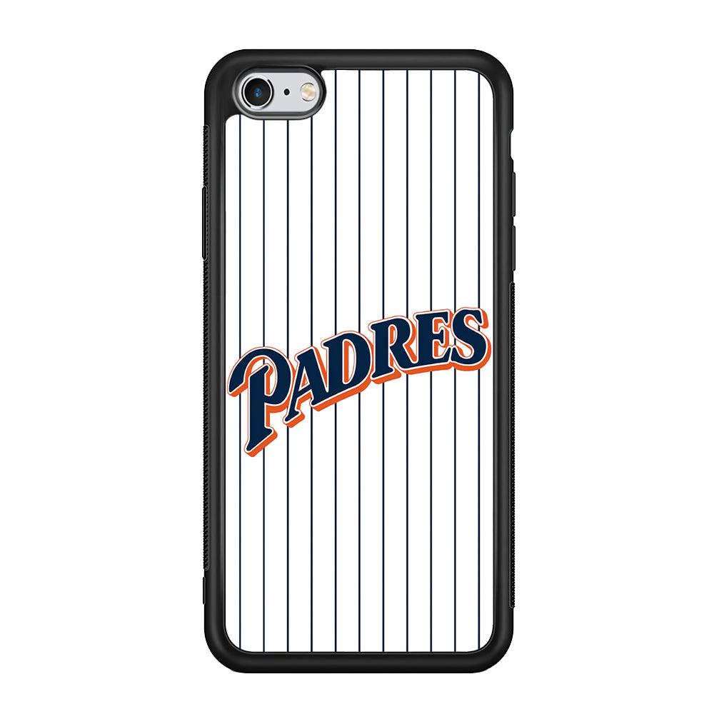Baseball San Diego Padres MLB 001 iPhone 6 | 6s Case-Phone Case-Rubber Black (2D Case)-Altracase