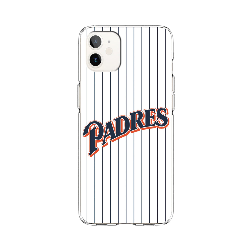 Baseball San Diego Padres MLB 001 iPhone 12 Case-Phone Case-Clear Soft Case-Altracase