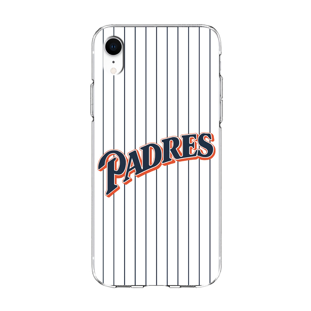 Baseball San Diego Padres MLB 001 iPhone XR Case-Phone Case-Clear Soft Case-Altracase