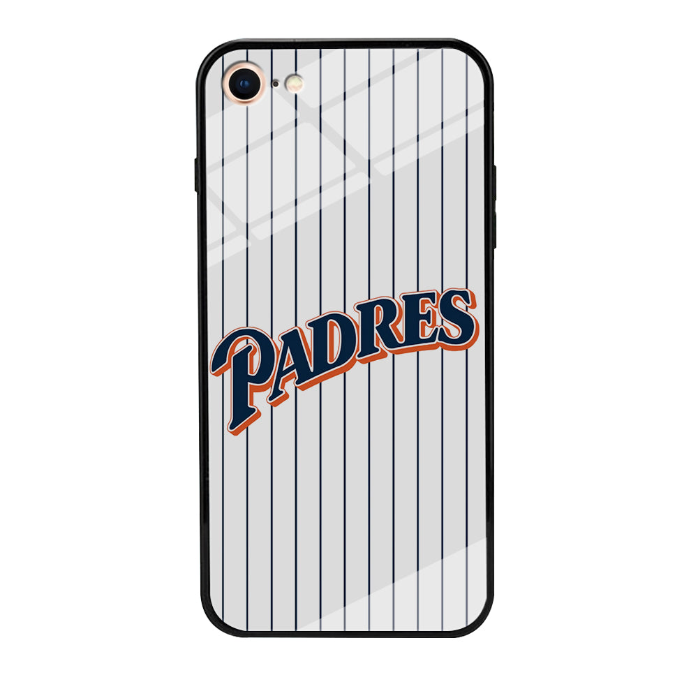 Baseball San Diego Padres MLB 001 iPhone SE 3 2022 Case-Phone Case-Tempered Glass Case-Altracase