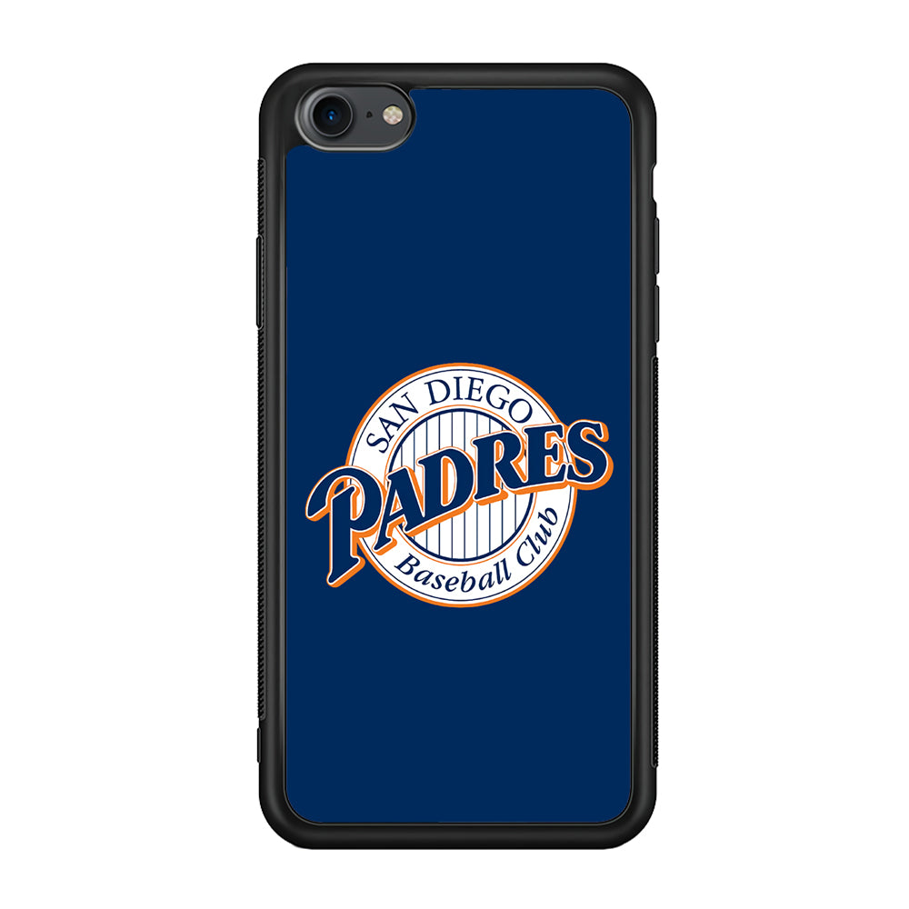 Baseball San Diego Padres MLB 002 iPhone 7 Case-Phone Case-Rubber Black (2D Case)-Altracase