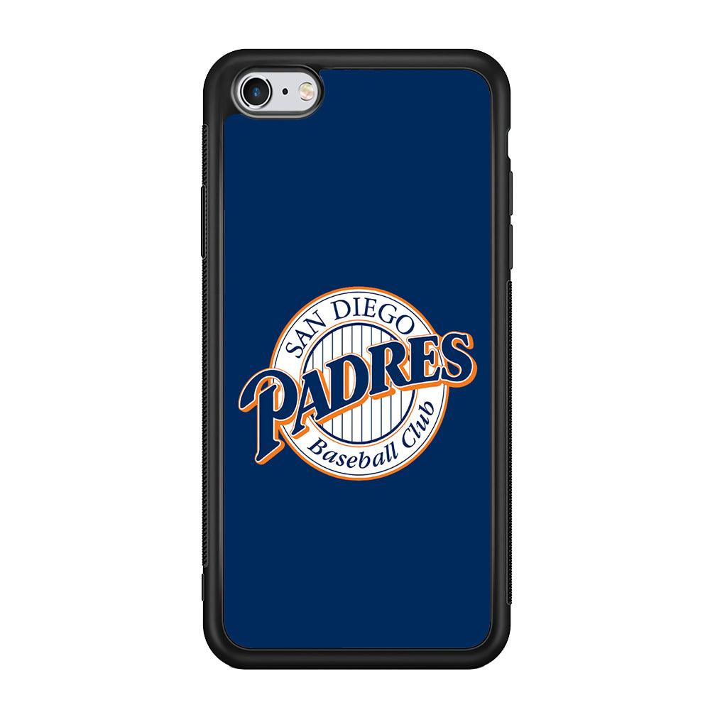 Baseball San Diego Padres MLB 002 iPhone 6 | 6s Case-Phone Case-Rubber Black (2D Case)-Altracase