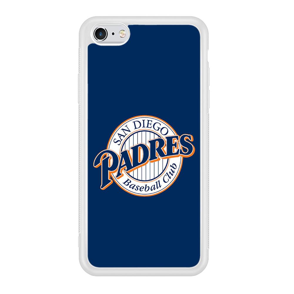 Baseball San Diego Padres MLB 002 iPhone 6 | 6s Case-Phone Case-Rubber White (2D Case)-Altracase
