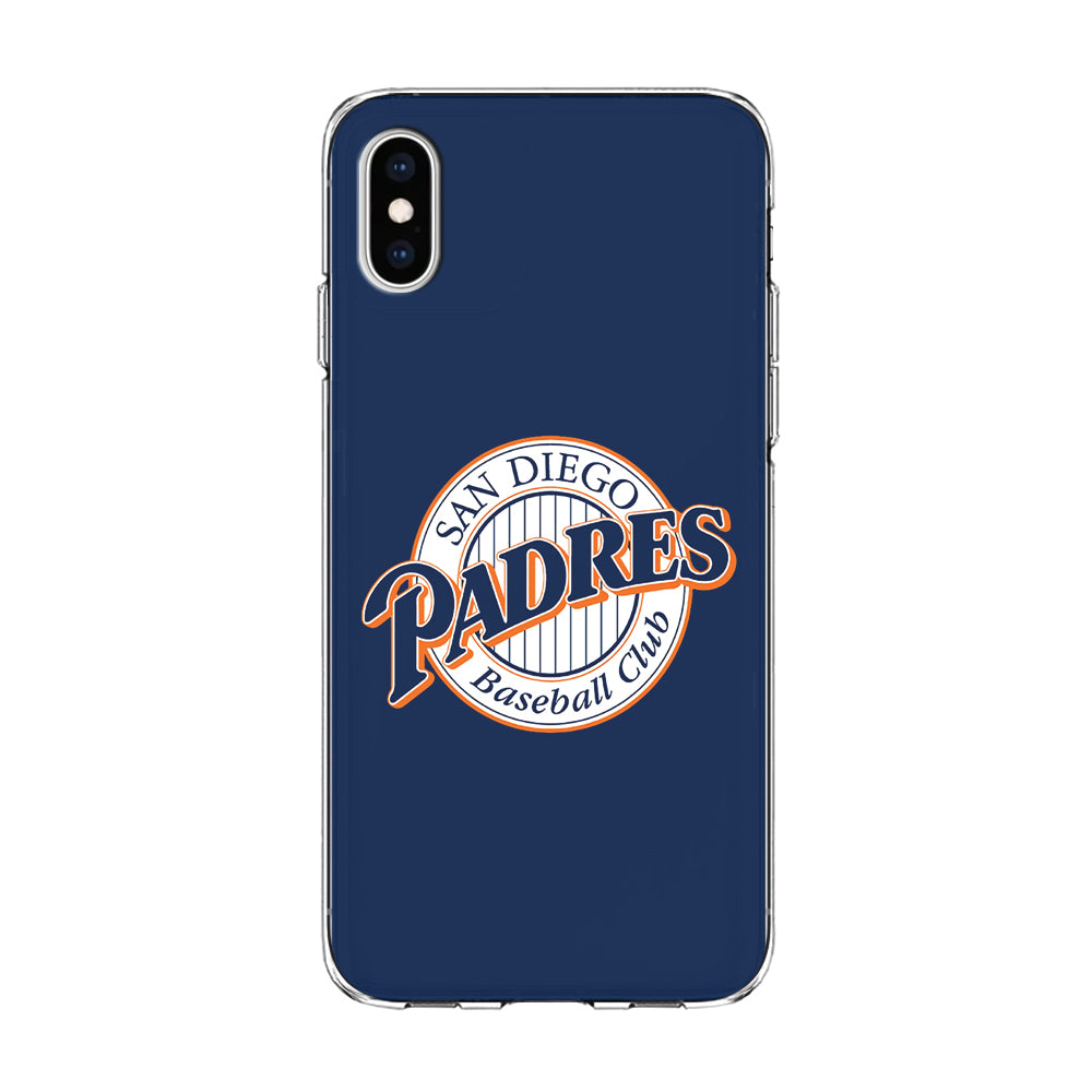Baseball San Diego Padres MLB 002 iPhone X Case-Phone Case-Clear Soft Case-Altracase