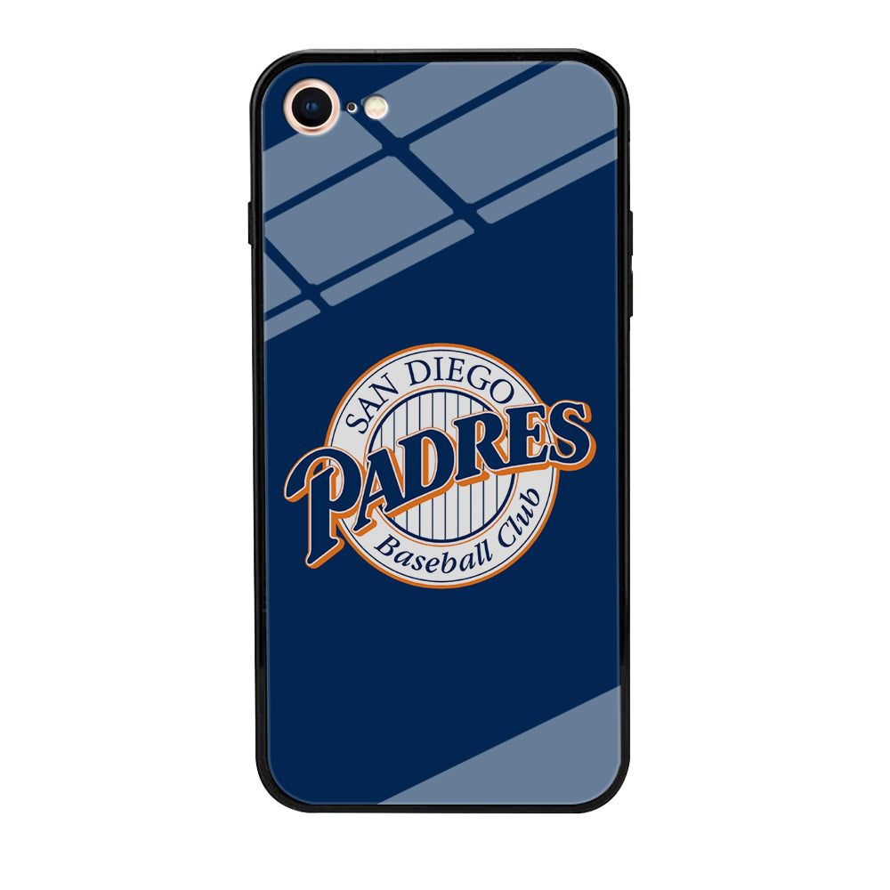 Baseball San Diego Padres MLB 002 iPhone 7 Case-Phone Case-Tempered Glass Case-Altracase