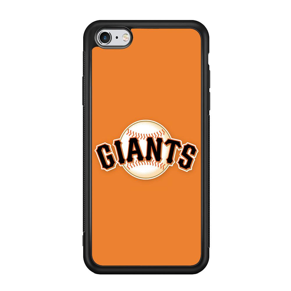 Baseball San Francisco Giants MLB 001 iPhone 6 | 6s Case-Phone Case-Rubber Black (2D Case)-Altracase