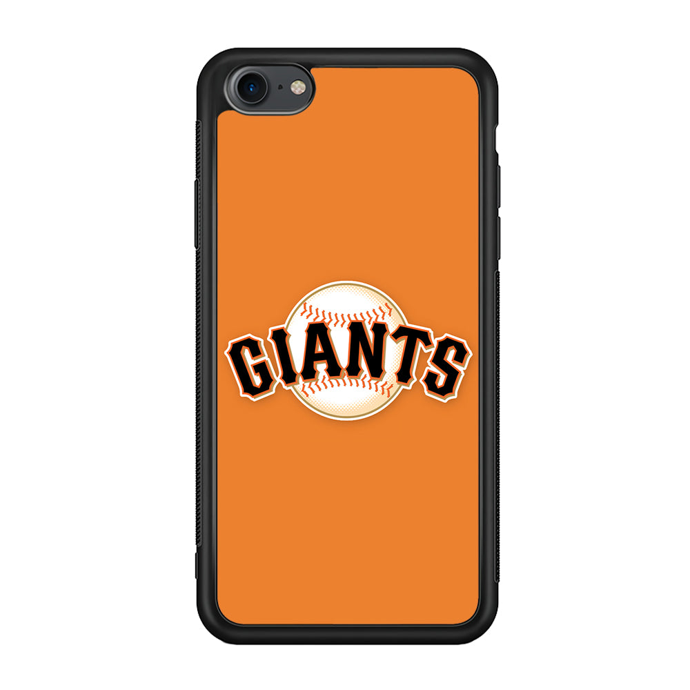 Baseball San Francisco Giants MLB 001 iPhone 7 Case-Phone Case-Rubber Black (2D Case)-Altracase