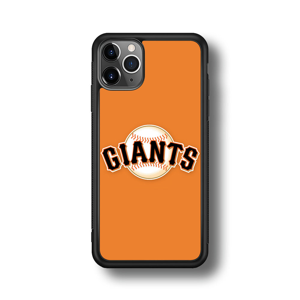 Baseball San Francisco Giants MLB 001 iPhone 11 Pro Case-Phone Case-Rubber Black (2D Case)-Altracase