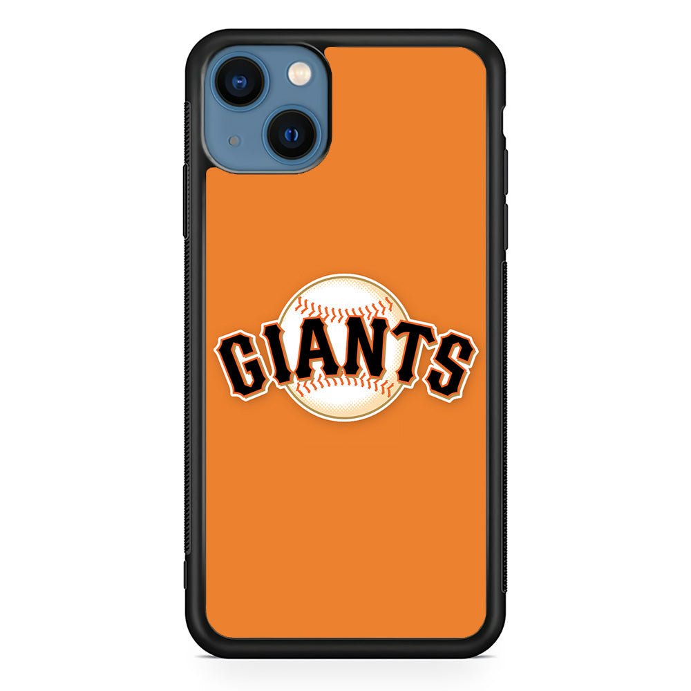 Baseball San Francisco Giants MLB 001 iPhone 13 Case-Phone Case-Rubber Black (2D Case)-Altracase