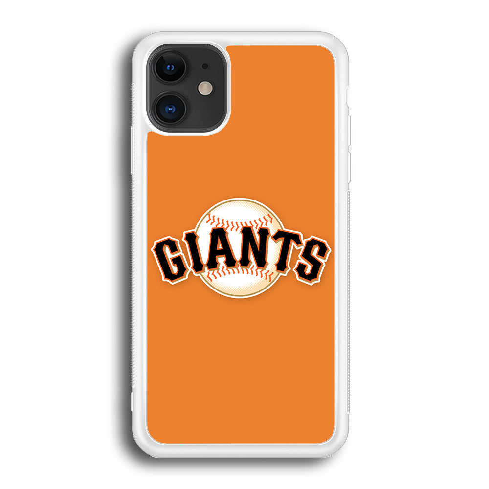 Baseball San Francisco Giants MLB 001 iPhone 12 Case-Phone Case-Rubber White (2D Case)-Altracase
