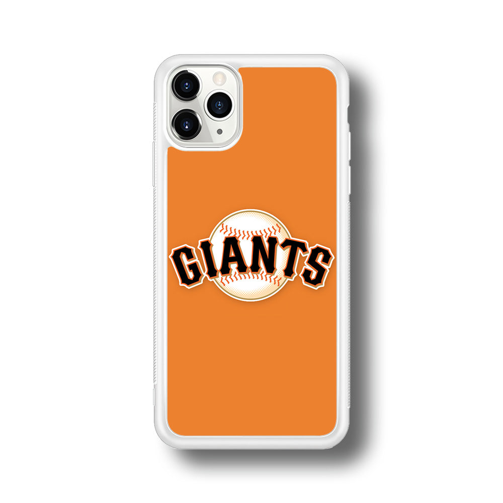Baseball San Francisco Giants MLB 001 iPhone 11 Pro Case-Phone Case-Rubber White (2D Case)-Altracase