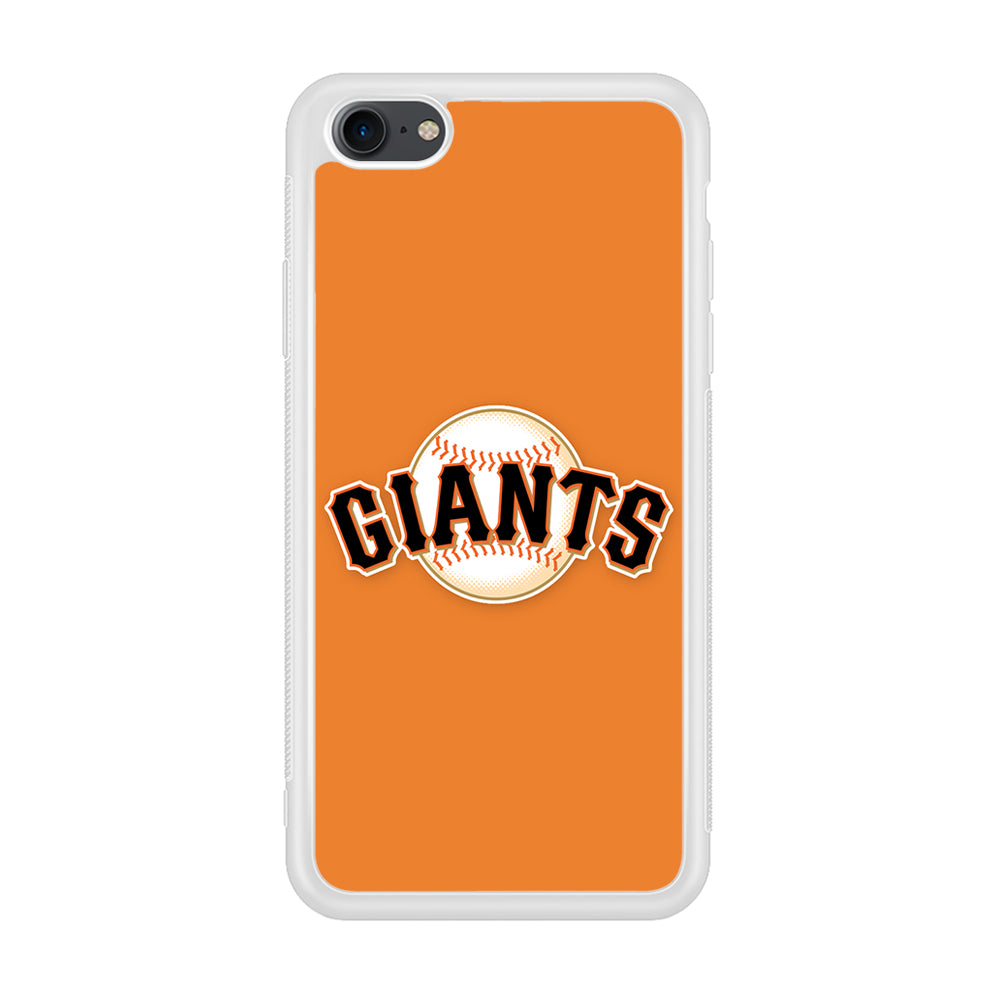 Baseball San Francisco Giants MLB 001 iPhone 7 Case-Phone Case-Rubber White (2D Case)-Altracase