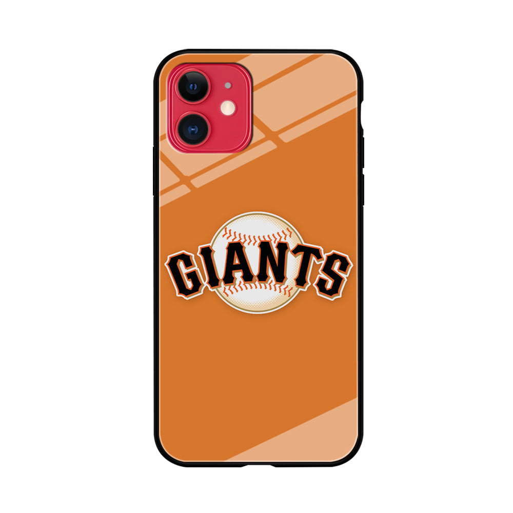 Baseball San Francisco Giants MLB 001 iPhone 11 Case-Phone Case-Tempered Glass Case-Altracase