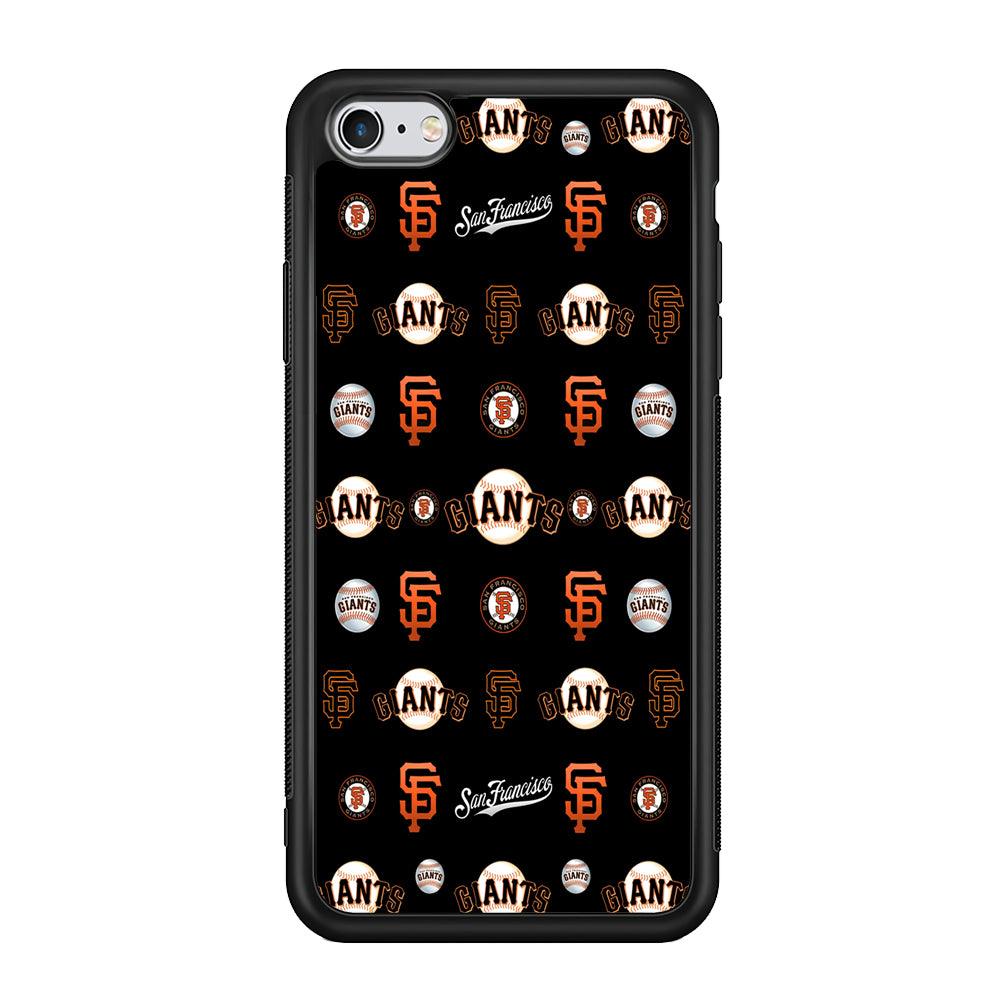 Baseball San Francisco Giants MLB 002 iPhone 6 | 6s Case-Phone Case-Rubber Black (2D Case)-Altracase