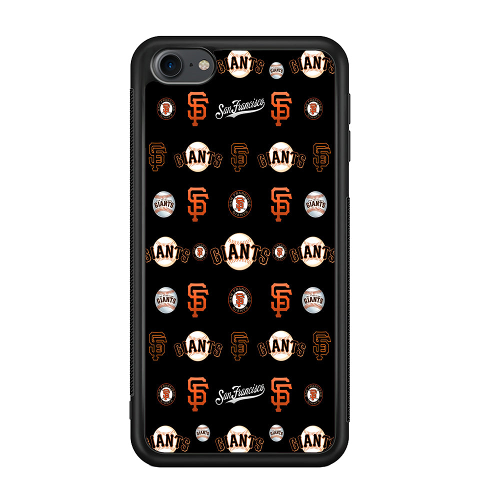 Baseball San Francisco Giants MLB 002 iPod Touch 6 Case-Phone Case-Rubber White (2D Case)-Altracase