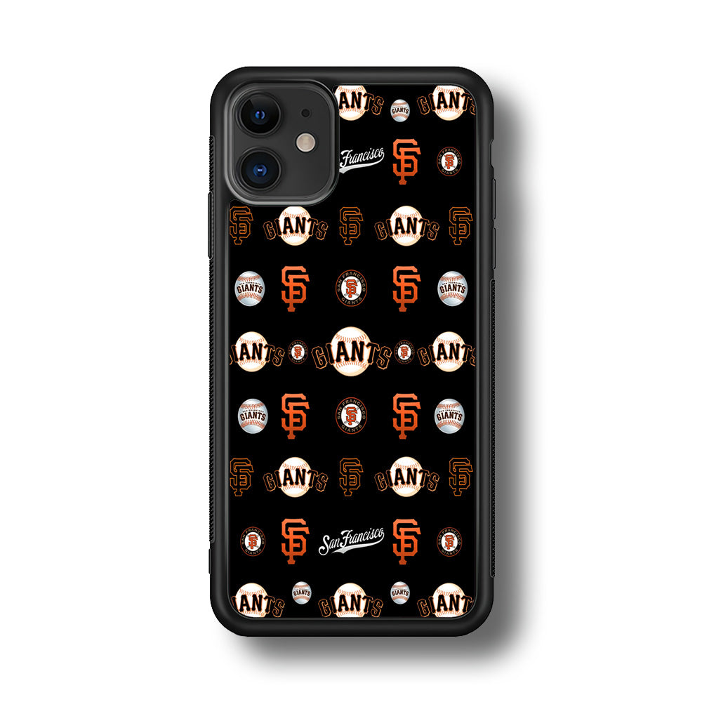 Baseball San Francisco Giants MLB 002 iPhone 11 Case-Phone Case-Rubber Black (2D Case)-Altracase